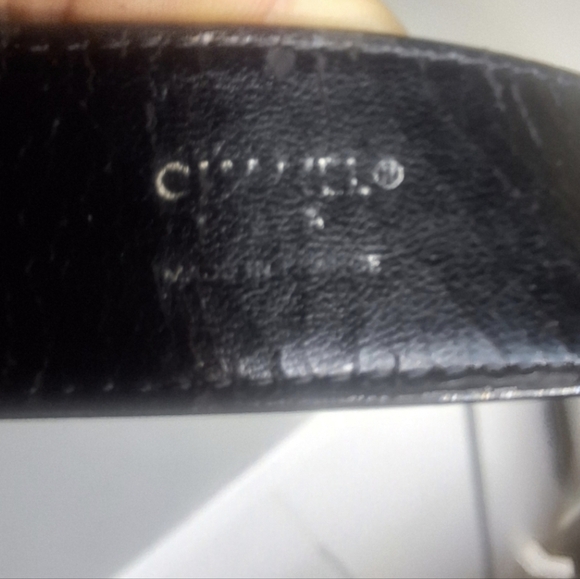 Chanel Rare Vintage AW 1997 collection Black Enamel/Buckle Patent Leather Belt - Picture 5 of 8